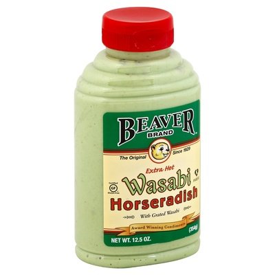 Beaver Wasabi Hrsrad Sqz 6/12.5 OZ [UNFI #83976]