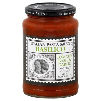 Cucina & Amore Basilico Pasta Sauce 6/16.8 OZ [UNFI #23048]