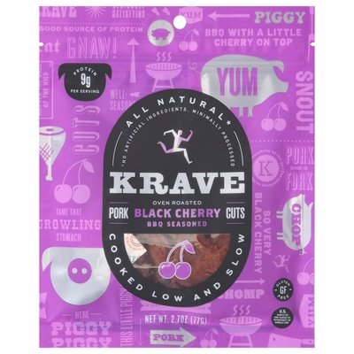 Krave Pork Black Cherry Bbq 8/2.7 Oz [UNFI #50852]