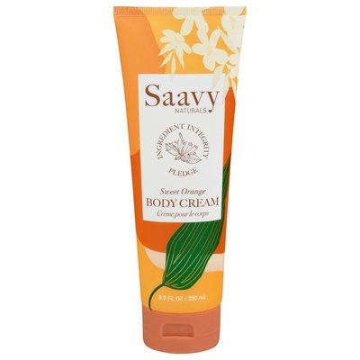 Saavy Naturals Sweet Orange Body Cream 8.5 OZ [UNFI #16948] T