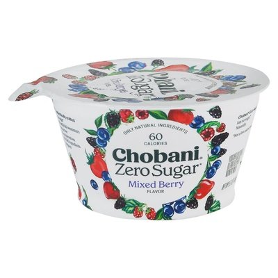Chobani Mixed Berry Yogurt-Zero Sugar 12/5.3 OZ [UNFI #11246]