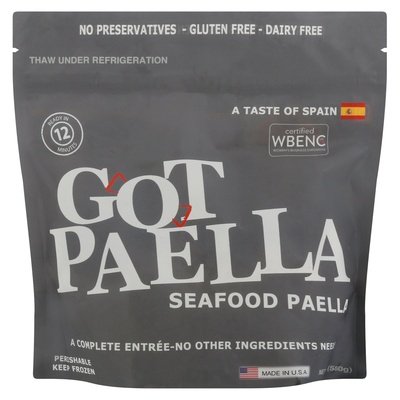 Got Paella Seafood Paella 6/20 Oz [UNFI #61236]