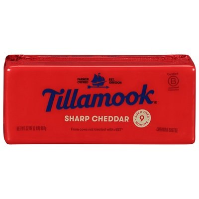 Tillamook Cheddar Sharp 2# 12/2 LB [Peterson #09705]