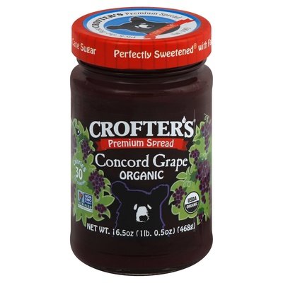 OG2 Crofters Premium Spread Concrd Grp 6/16.5 OZ [UNFI #65123]