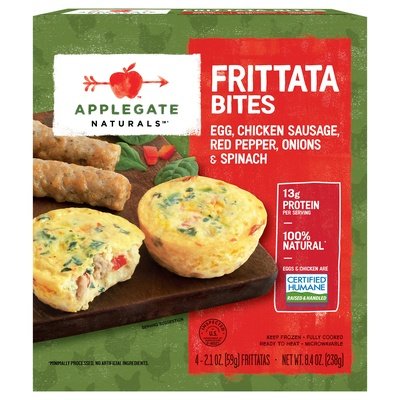 Applegate Farms Frittata Bite Saus Ppr On Spin 8/8.4 Oz [UNFI #31637]