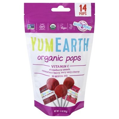 OG2 Yumearth Vitamin C Pops Gusset Bag 6/3 OZ [UNFI #38595]