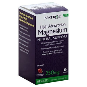 Natrol High Absorption Magnesium 60 TAB [UNFI #49716] T