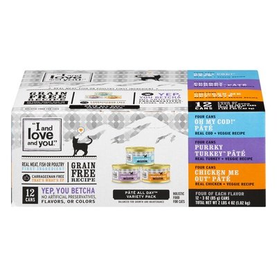 I And Love And You 3 Flavor Variety Pack 4/12/3 Oz [UNFI #41671]