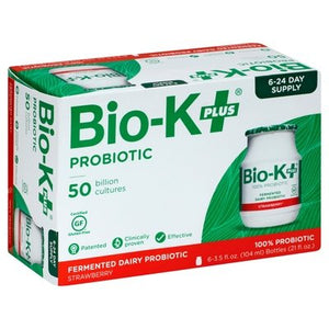 Bio-K Plus Strawberry 4/6/3.5Oz [UNFI #75951]