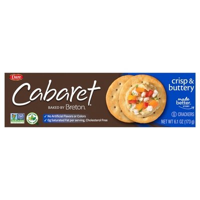 Breton/Dare Crackers, Cabaret 12/6.1 OZ [UNFI #09589]