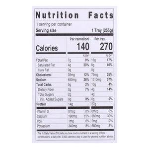 Real Good Foods Ricotta Cannelloni Marinara 8/9 OZ [UNFI #85989]