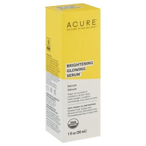 Acure Brightening Glowing Serum 1 OZ [UNFI #49957] T