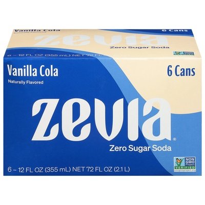 Zevia Vanilla Cola 4/6/12 Oz [UNFI #08401]