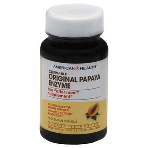 Amer Hlth Orig Papaya Enzyme 100 TAB [UNFI #84921] T