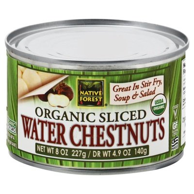 OG2 Native Forest Sliced Water Chestnuts 6/8 OZ [UNFI #33891]