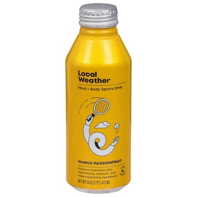Local Weather Mango Passionfruit Sport Drink 12/16 Oz [UNFI #58714]