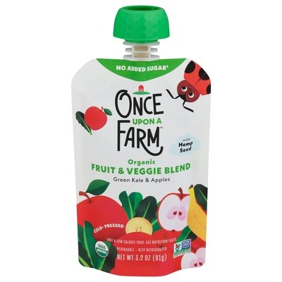 OG2 Once Upon A Farm Green Kale & Apples 8/3.2 OZ [UNFI #52880]