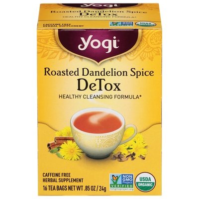 OG2 YOGi Tea Roastd Dndln Spice Detox Tea 6/16 BAG [UNFI #37791] T