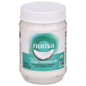 OG2 Nutiva Extra Virgin Coconut Oil 15 OZ [UNFI #42614]