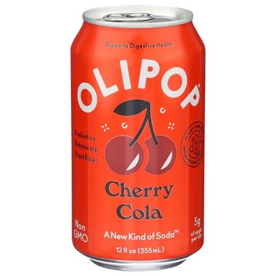 Olipop Cherry Cola Soda 12/12 Oz [UNFI #17959]