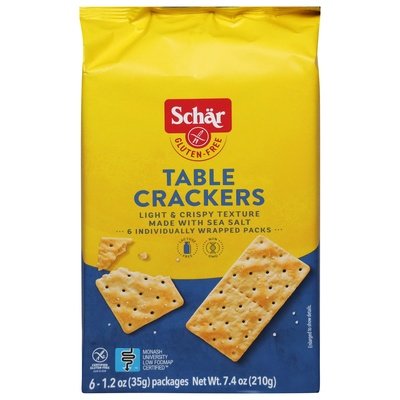 Schar Table Crackers 5/7.4 OZ [UNFI #74458]