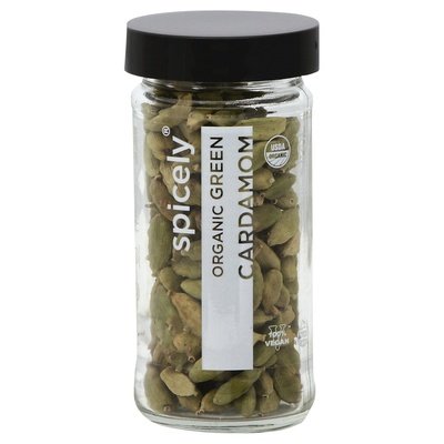 Spicely Organics Cardamom Pods Green 3/1.2 Oz [UNFI #13502]