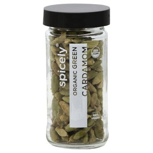Spicely Organics Cardamom Pods Green 3/1.2 Oz [UNFI #13502]