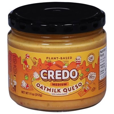 Credo Oatmilk Queso, Medium 6/11 Oz [UNFI #34972]