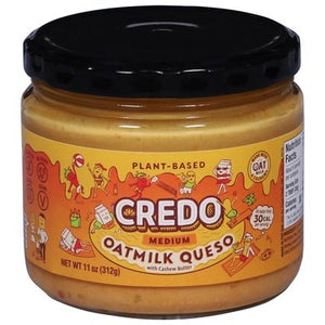 Credo Oatmilk Queso, Medium 6/11 Oz [UNFI #34972]