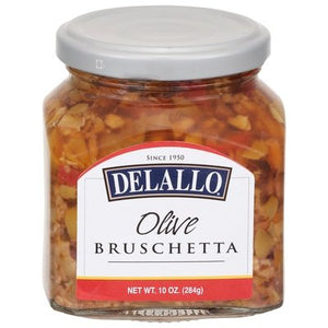 Delallo Olive Bruschetta 6/10 OZ [UNFI #64760]