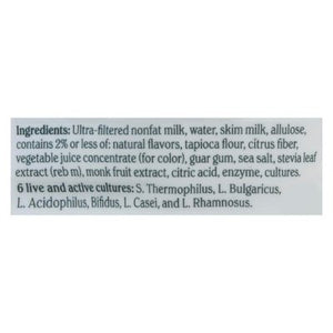 Chobani Strawberry Yogurt-Zero Sugar 12/5.3 OZ [UNFI #11247]