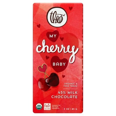 Theo Chocolate Mlk Chocolate, My Cherry Baby 12/3 Oz [UNFI #82169]