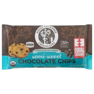 OG2 Equal Exchange Semi-sweet Choc Chips 12/10 OZ [UNFI #67569]