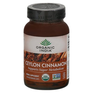 OG2 Oganic India Ceylon Cinnamon 90 VCAP [UNFI #23516] T