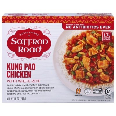 Saffron Road Kung Pao Chicken With Rice 8/10 OZ [UNFI #27252]