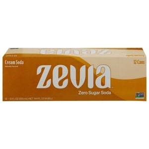 Zevia Cream Soda 2/12/12 Oz [UNFI #86341]