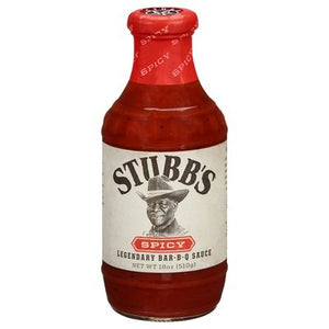 Stubbs Spicy Bbq Sauce   6/18 OZ [UNFI #38966]