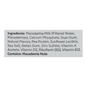 Milkadamia Unswtened Macadamia Nut Milk 6/32 OZ [UNFI #67703]