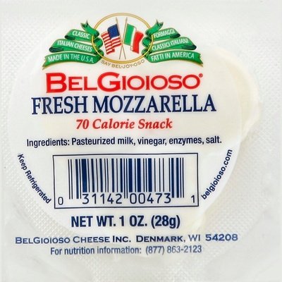 Bel Gioioso Mozz Fresh Snacking Cheese 30/1 Oz [Peterson #28616]