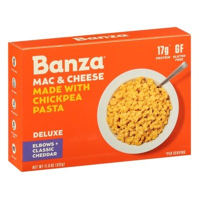 Banza Mac/Cheese Deluxe Cheddar 6/11 OZ  [UNFI #50283]