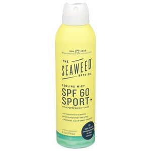 Seaweed Bath Co Cooling Mist SPF 60 Sport 6 FZ [UNFI #16736] T