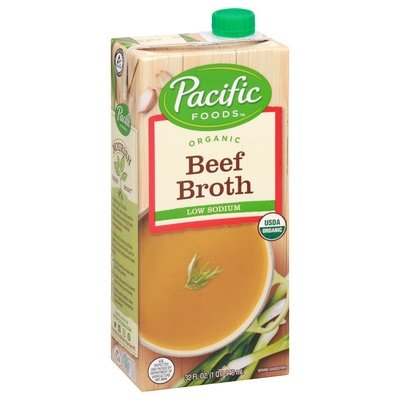 OG2 Pacific Broth Beef Low Sodium 12/32 OZ [UNFI #66471]