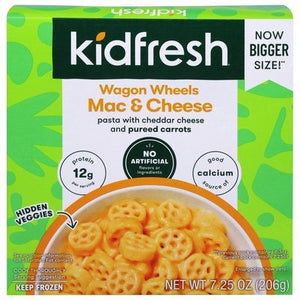 Kidfresh Wagon Wheel Mac + Cheese 8/7.25 OZ [UNFI #80015]