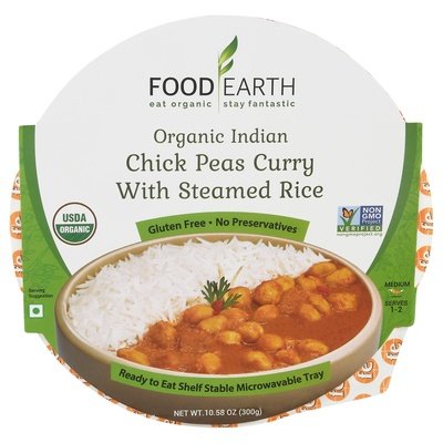 OG1 Food Earth Chick Pea curry W/Rice 6/10.58 OZ [UNFI #64824]