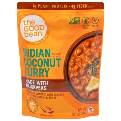 The Good Bean Indian Coconut Curry With Chickpeas 4/10 Oz [UNFI #41301]