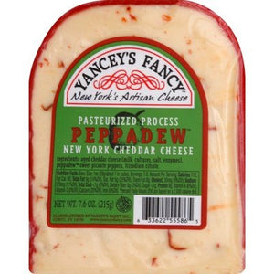 Yanceys Fancy Cheddar Peppadew Wedge Ew 10/7.6 Oz [Peterson #17745]
