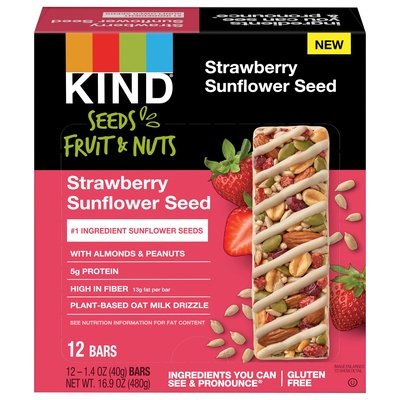 Kind Strawberry Sunflower  12/1.4 Oz [UNFI #73895]