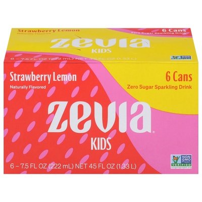 Zevia Kdz Straw/Lem Sprk 4/6/7.5 Z [UNFI #79832]