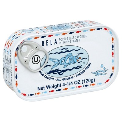 Bela Sardines In Spring Water 12/4.25 OZ [UNFI #62680]