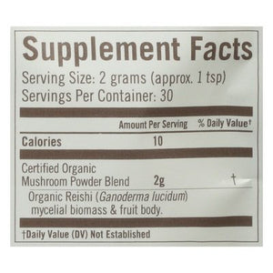 Om Reishi Powder 2.1 Oz [UNFI #78372]